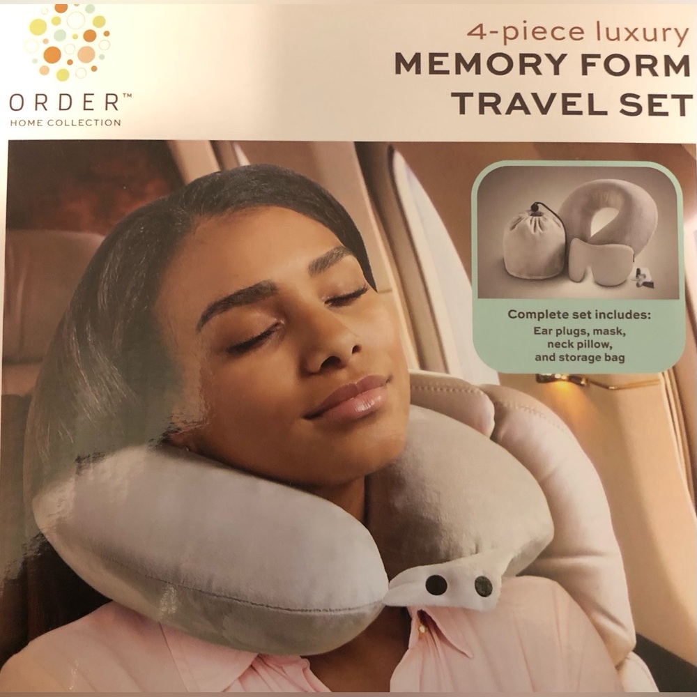 Travel Set - 4 piece memory foam